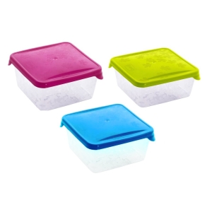 Kwadratowy pojemnik do żywności Rukkola 0,75L BRANQ płaski