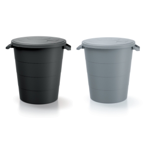 Duży kosz na śmieci zewnętrzny Smooth 120 L IDSM120U