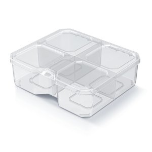 Organizer przezroczysty Kistenberg SQR Box wysoki KSQ15155