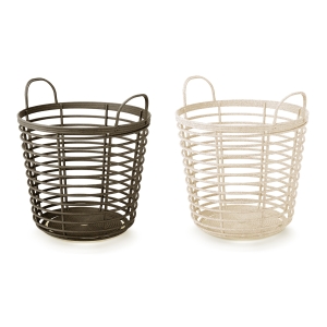 Kosz z ekomateriału Zanzi Basket Eco Wood 380W 25 litrowy