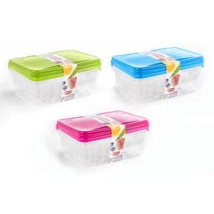 Komplet prostokątnych Pojemników Do Żywności Rukkola BRANQ