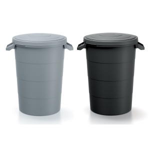 Duży kosz na śmieci zewnętrzny Smooth 80 L IDSM80U