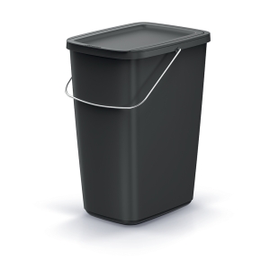 Kosz/wiaderko na śmieci z klapą Compacta Q Flap Basic 12 L