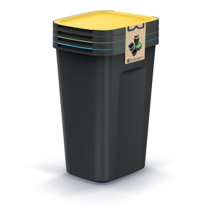 zestaw 4 koszy do segregacji Compacta Q Flap Plus set 50 L
