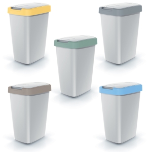 Kosz na śmieci Compacta Q Flap NSAB12 12 L SZARE - Keden
