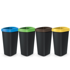 Zestaw koszy do recyklingu Compacta Q DROP Set 4x25 L Keden
