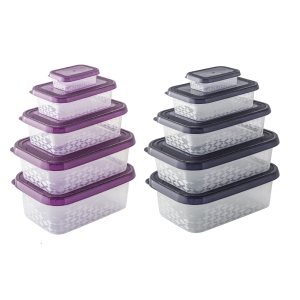 Zestaw Pojemników Prostokątnych ORI BOX - 5 Szt. BRANQ