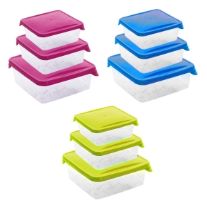 Komplet Kwadratowych Pojemników Do Żywności Rukkola BRANQ