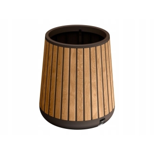 Keter Conic Planter DECO - doniczka okrągła - brąz wenecki