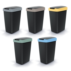 Kosz na śmieci Compacta Q Flap NSAB12 12 L CZARNE - Keden