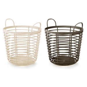Kosz z ekomateriału Zanzi Basket Eco Wood 430W 40 litrowy