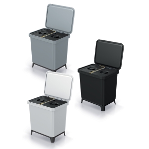Kosze do segregacji odpadów Systema NKS30W2 2x10L - Keden