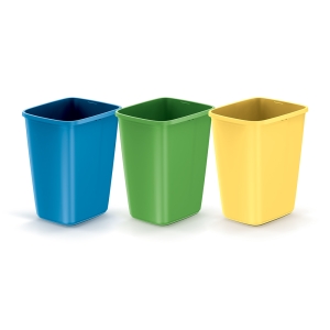Zestaw koszy do recyklingu Compacta Q Sort set 3x12 L