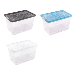 Pojemnik Jaśmin Z Pokrywą 55L Na Kółkach BRANQ