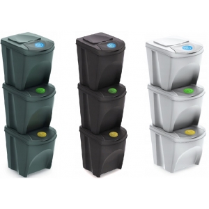 Prosperplast Kosz do segregacji odpadów Sortibox IKWB25S3 25 l kolory