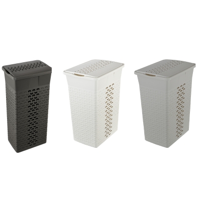 Prostokątny Kosz Na Bieliznę "COTTON" 35L BRANQ