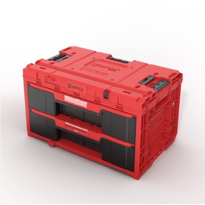 Skrzynia z szufladami Qbrick System ONE Drawer 2 Toolbox 2.0 Red Ultra HD