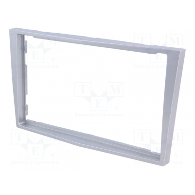 Ramka radiowa; Opel; 2 DIN; srebrny