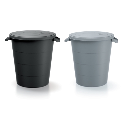 Duży kosz na śmieci zewnętrzny Smooth 120 L IDSM120U