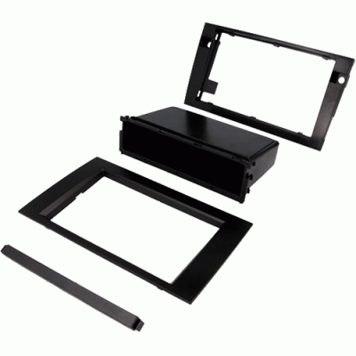 Ramka radiowa; Audi,Seat; 2 DIN; czarny