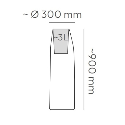 Prosperplast ETHICK - Donica Epocco tall TEP30T