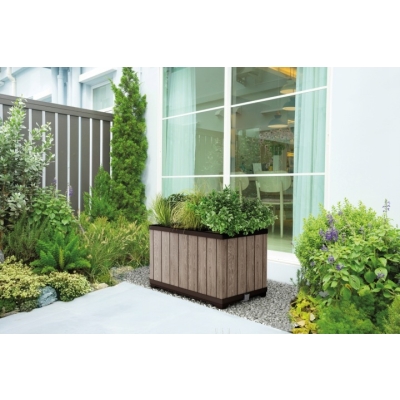 Keter Deco Rectangle Planter - donica skrzyniowa jesion