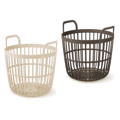 Kosz z ekomateriału Zoe Basket Eco Wood 430W 40 litrowy