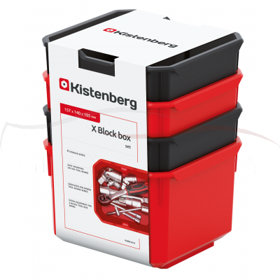 Kubeczki warsztatowe Kistenberg X Block box set KXBS1614 2kolory mix