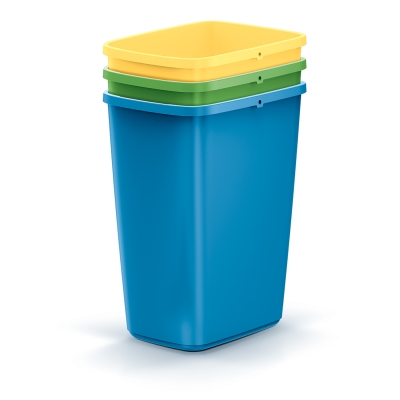 Zestaw koszy do recyklingu Compacta Q Sort set 3x12 L