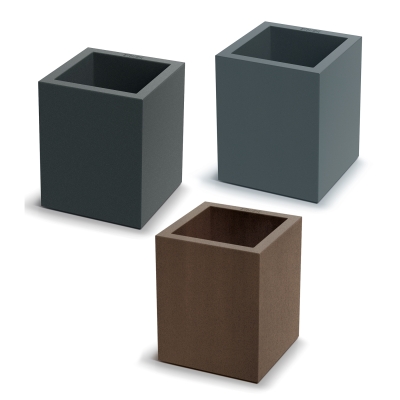 Prosperplast ETHICK Doniczka CUBLA SQUARE midl TCLS30M