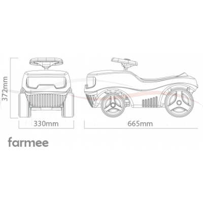 Brumee Jeździk Farmee BTFARM kolory