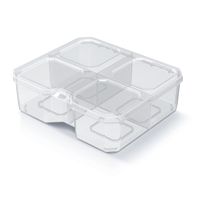 Organizer przezroczysty Kistenberg SQR Box wysoki KSQ15155