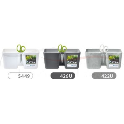 Prosperplast Doniczka Twins Cube DTC245 kolory