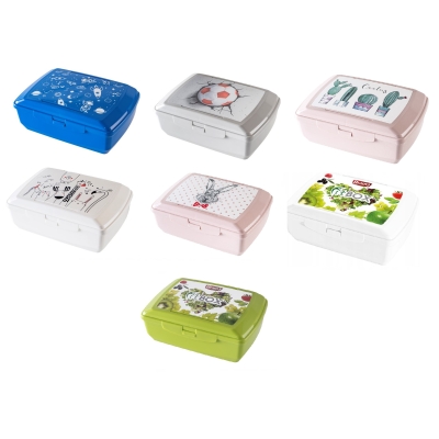 Pojemnik Na Śniadanie 1,3L"Snack Shot" Z Wkładem Dwukomorowym BRANQ