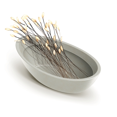 Prosperplast ETHICK Doniczka Aria Oval TAO60