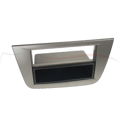 Ramka radiowa Seat; 2ISO; antracyt