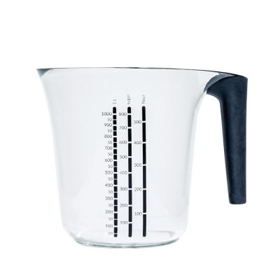 DZBANEK MIZU Z MIARKA 1,3l z uchwytem z nadrukiem