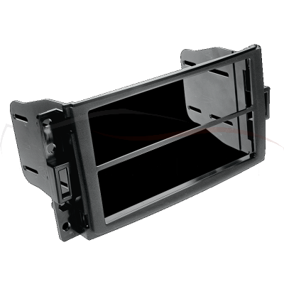Ramka radiowa; Chevrolet; HUMMER, SAAB, 2x 1DIN; czarny