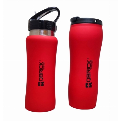 Qbrick System Kubek Termiczny 450 ml + Bidon 600 ml
