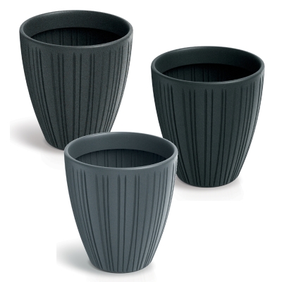 Prosperplast ETHICK Doniczka FERO ROUND MIDL TFRO40M