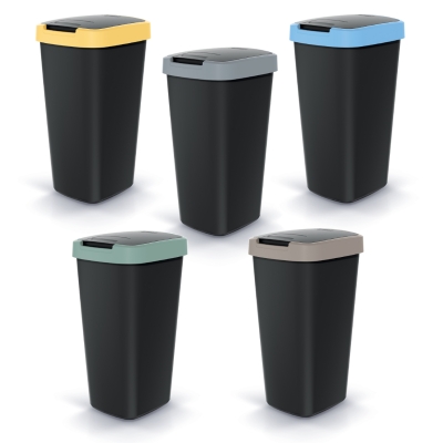 Kosz na śmieci Compacta Q Flap NSAB25 25 L CZARNE - Keden