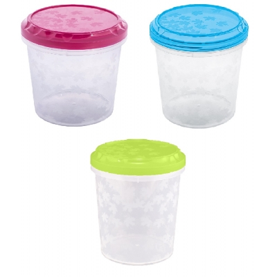 Okrągły mały Zakręcany Pojemnik Do Żywności Rukkola 1L BRANQ