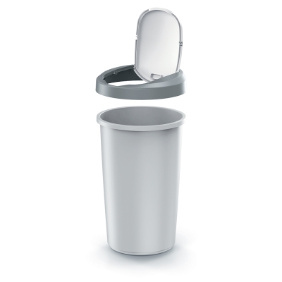 Kosz na śmieci okrągły Compacta R Flap NRAB50 50 L - Keden