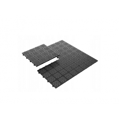 Płytka Podłogowa Atena Czarna Komplet - 11 Sztuk