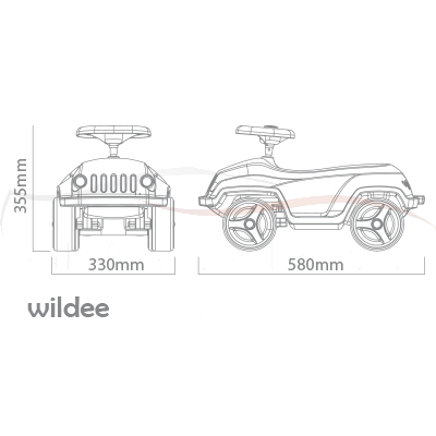 Brumee Jeździk Wildee BWILD kolory