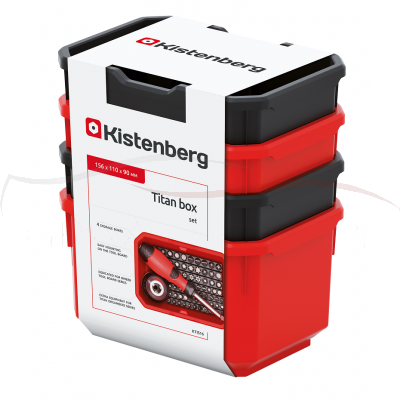 Kubeczki warsztatowe Kistenberg Titan box set KTIS16 2kolory mix