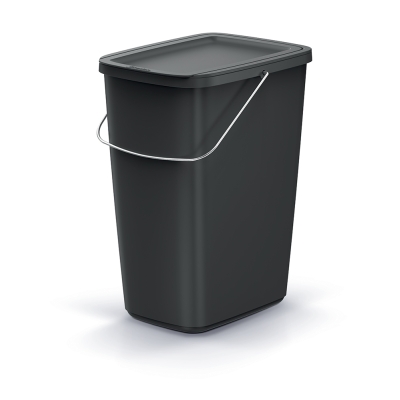 Kosz/wiaderko na śmieci z klapą Compacta Q Flap Basic 12 L