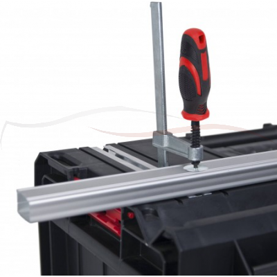 Szyny montażowe aluminiowe do skrzyń narzędziowych Qbrick System One Technik 2 szt.