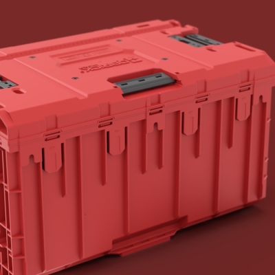 Skrzynia QS ONE Drawer 2 Plus Toolbox 2.0 Red Ultra HD Custom