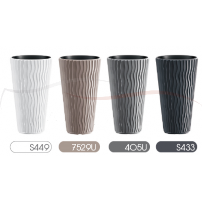 Prosperplast Doniczka Sandy Slim DPSP400 kolory